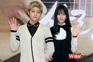 郑秀晶金明洙花絮,幕后浪漫瞬间大揭秘